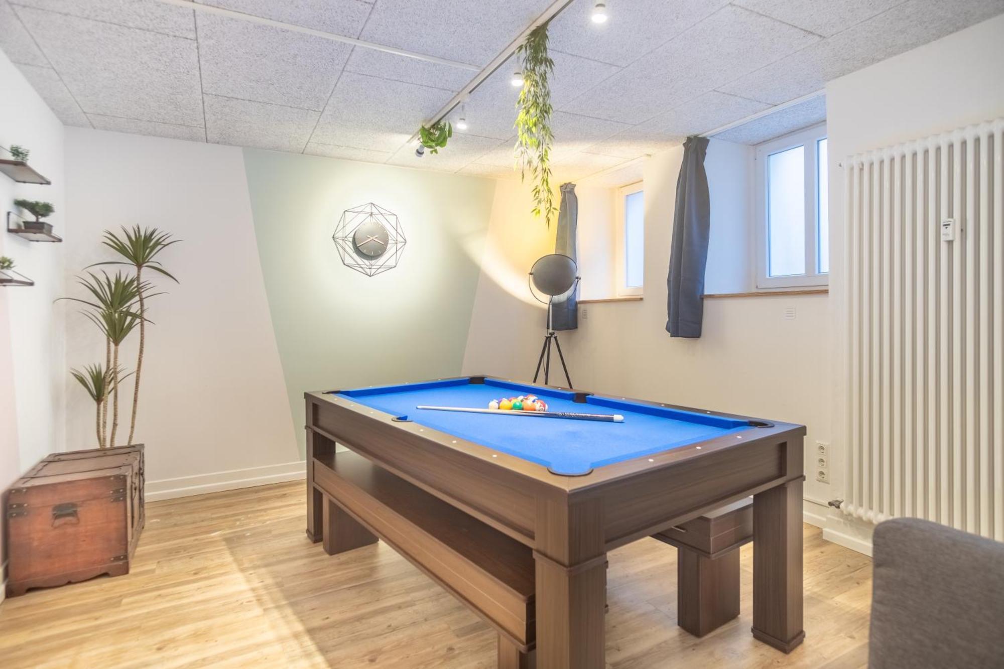 Ferienwohnung Pool Table Heaven, Workstation, 4K Tv, Netflix Leipzig Exterior foto