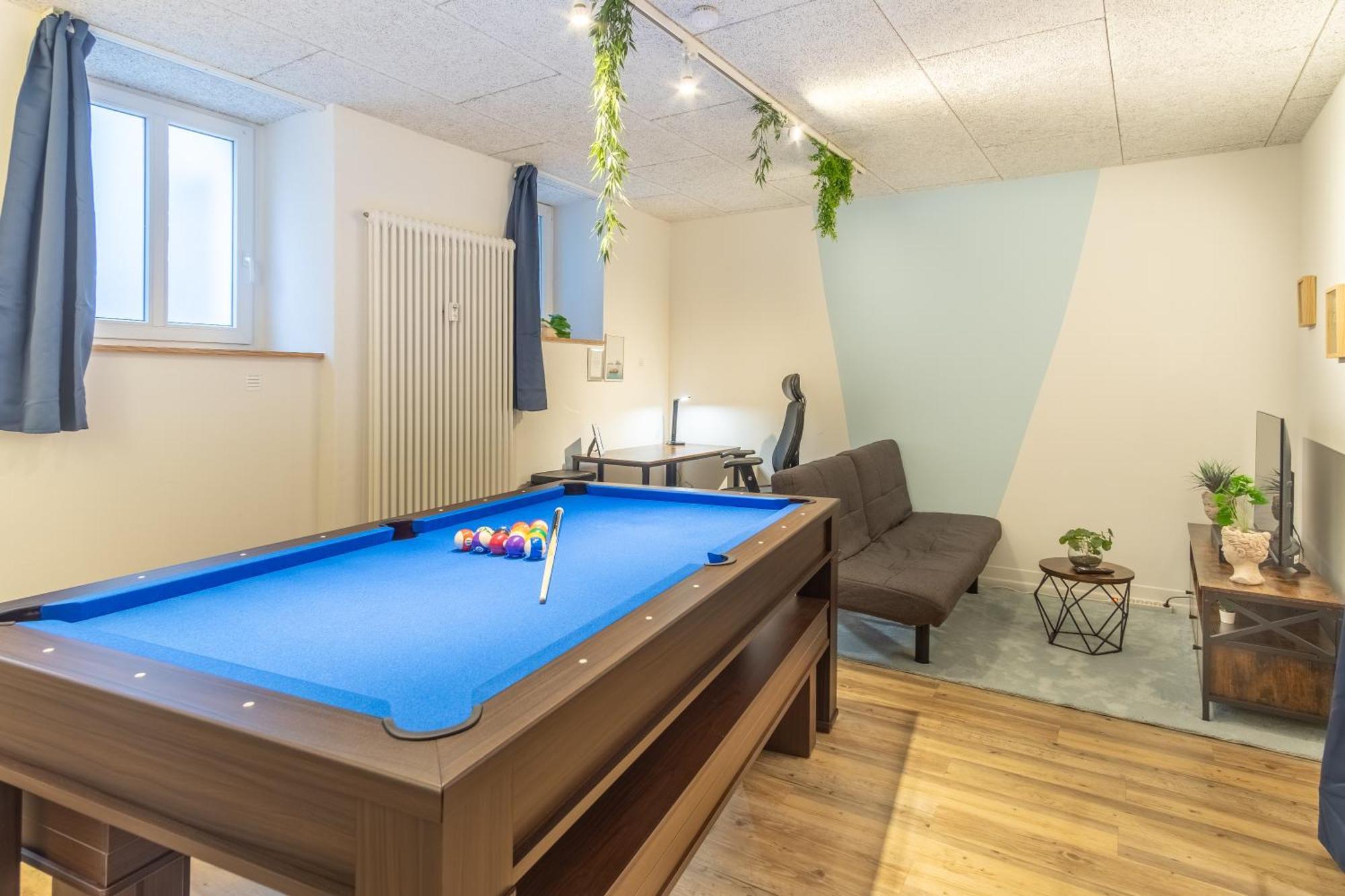 Ferienwohnung Pool Table Heaven, Workstation, 4K Tv, Netflix Leipzig Exterior foto